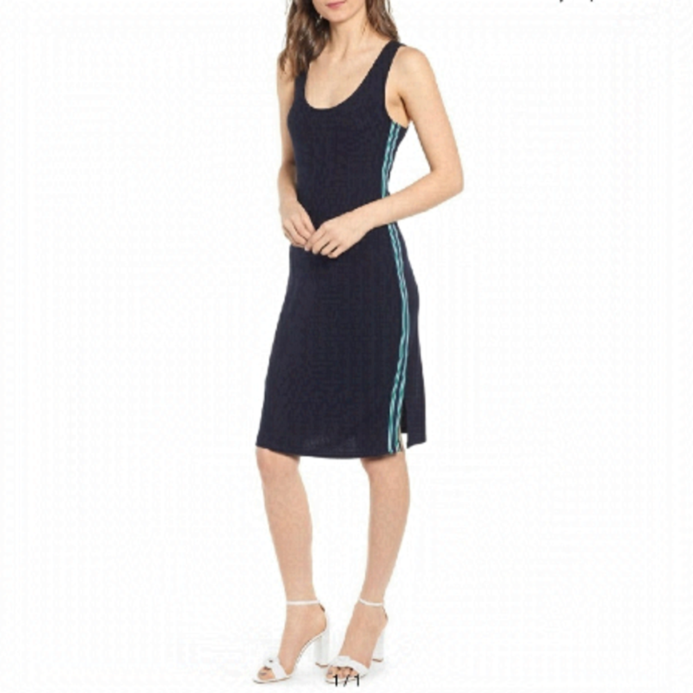 Cupcakes and Cashmere Merci Knit ribbed tank dress